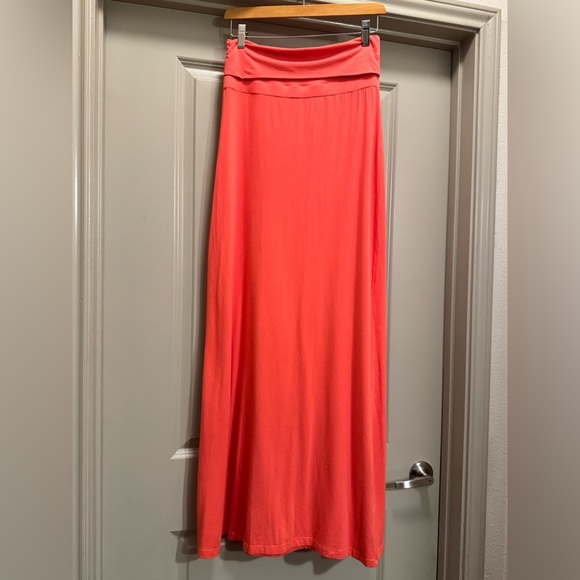 Splendid Coral Maxi Skirt size M - Picture 2 of 11